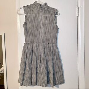 Opening Ceremony Black and White Pleated Dress